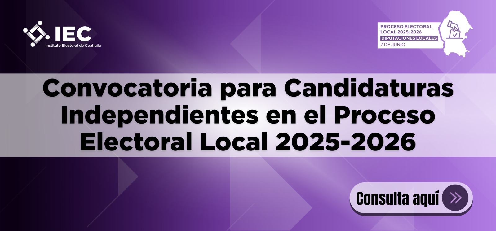 Banner Candidaturas Independientes.